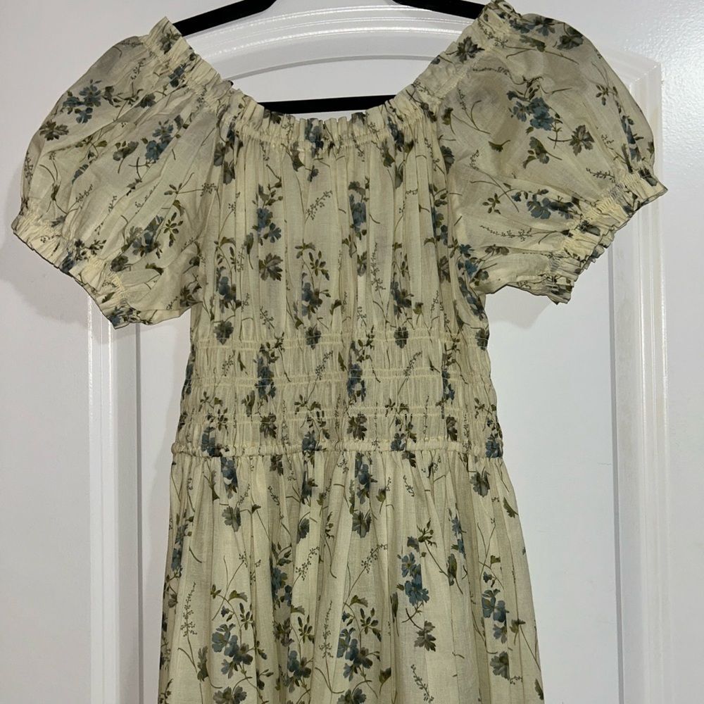 Doen Ashlynn Women's Floral Maxi Dress Size S NWT Organic Cotton Romantic Boho - Picture 8 of 13